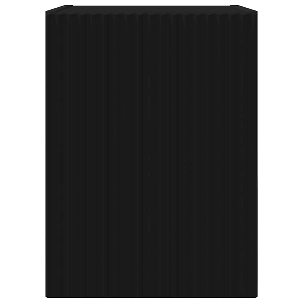 TV Vägghylla 2 pcs Svart 30 x 31 x 40 cm Konstruerat trä