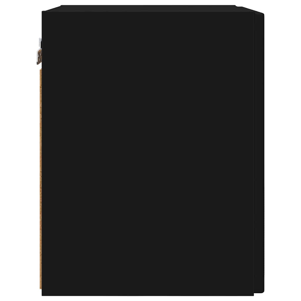 TV Vägghylla 2 pcs Svart 30 x 31 x 40 cm Konstruerat trä