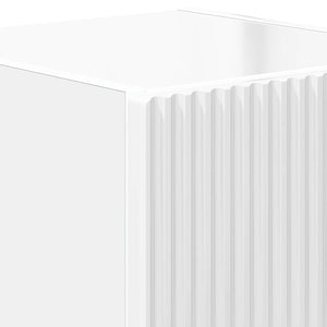 TV Vägghylla Glansig Vit 30 x 31 x 40 cm Konstruerat trä