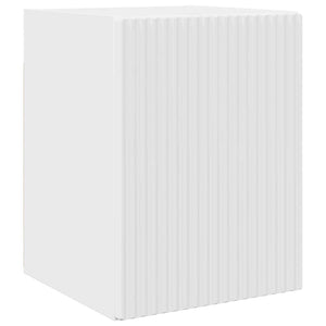 TV Vägghylla Glansig Vit 30 x 31 x 40 cm Konstruerat trä