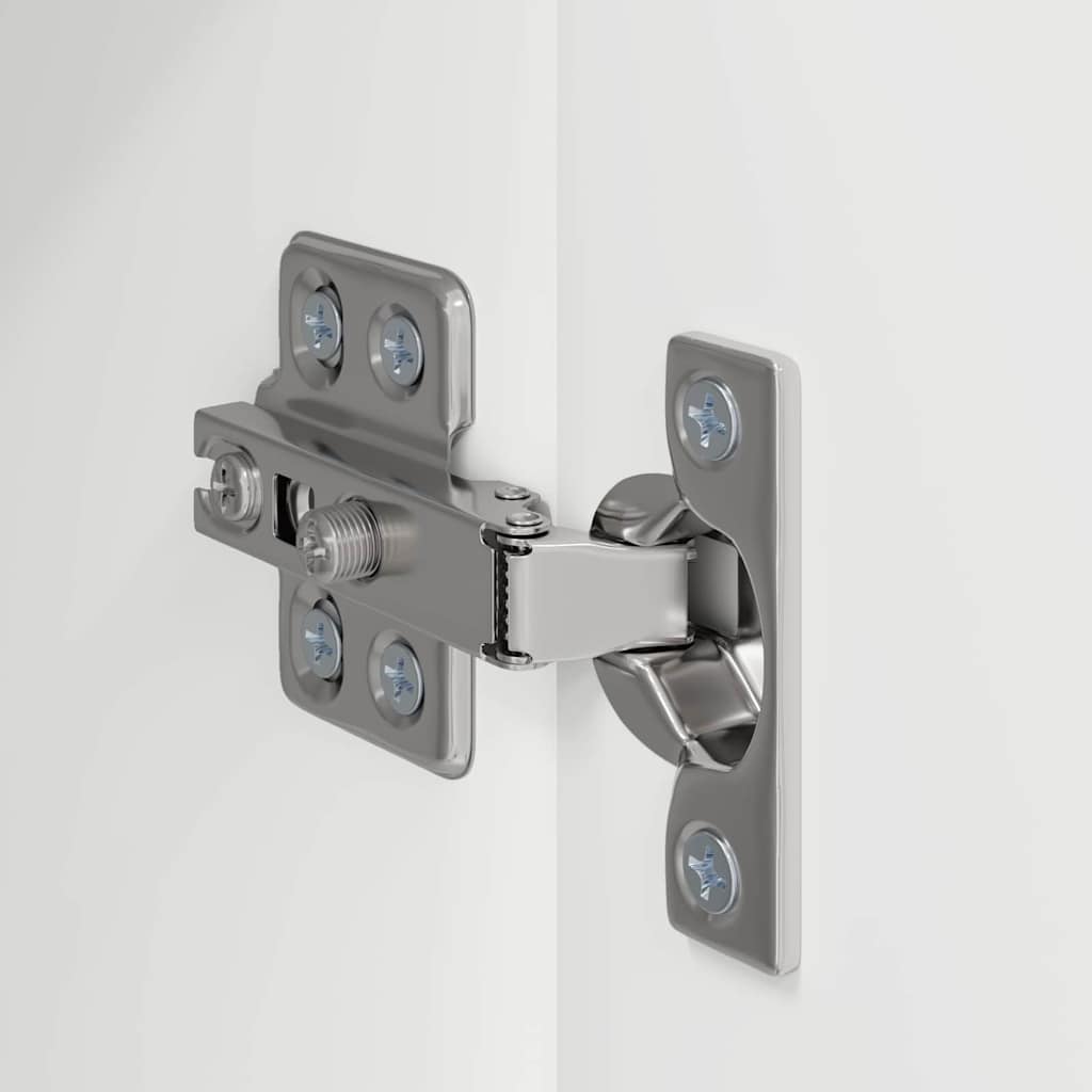 TV Vägghylla 2 pcs Vit 30 x 31 x 60 cm Konstruerat trä