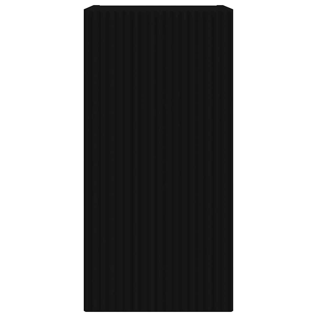 TV Vägghylla 2 pcs Svart 30 x 31 x 60 cm Konstruerat trä