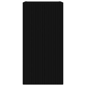 TV Vägghylla 2 pcs Svart 30 x 31 x 60 cm Konstruerat trä