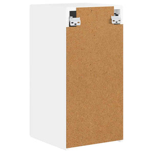 TV Vägghylla 2 pcs Glansig Vit 30 x 31 x 60 cm Konstruerat trä