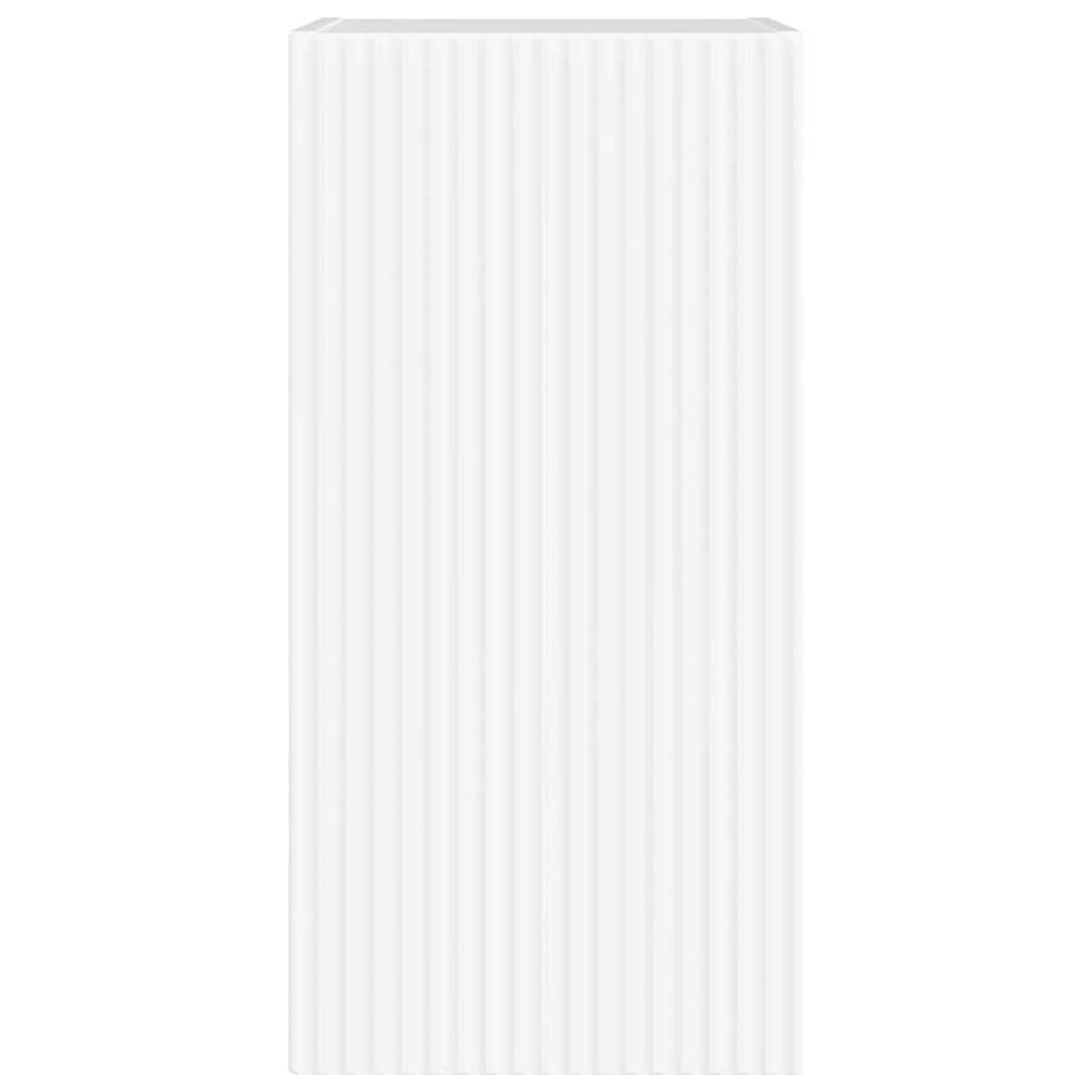 TV Vägghylla 2 pcs Glansig Vit 30 x 31 x 60 cm Konstruerat trä