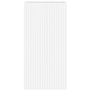 TV Vägghylla 2 pcs Glansig Vit 30 x 31 x 60 cm Konstruerat trä