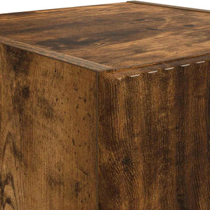 TV Vägghylla 2 pcs Rökt ek 30 x 31 x 60 cm Konstruerat trä