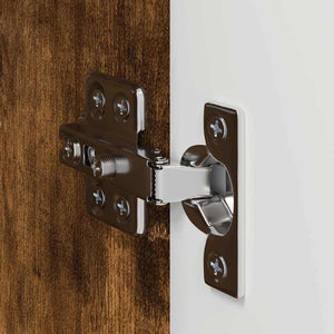 TV Vägghylla 2 pcs Rökt ek 30 x 31 x 60 cm Konstruerat trä