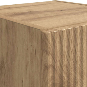 TV Vägghylla 2 pcs Artisan Ek 30 x 31 x 60 cm Konstruerat trä