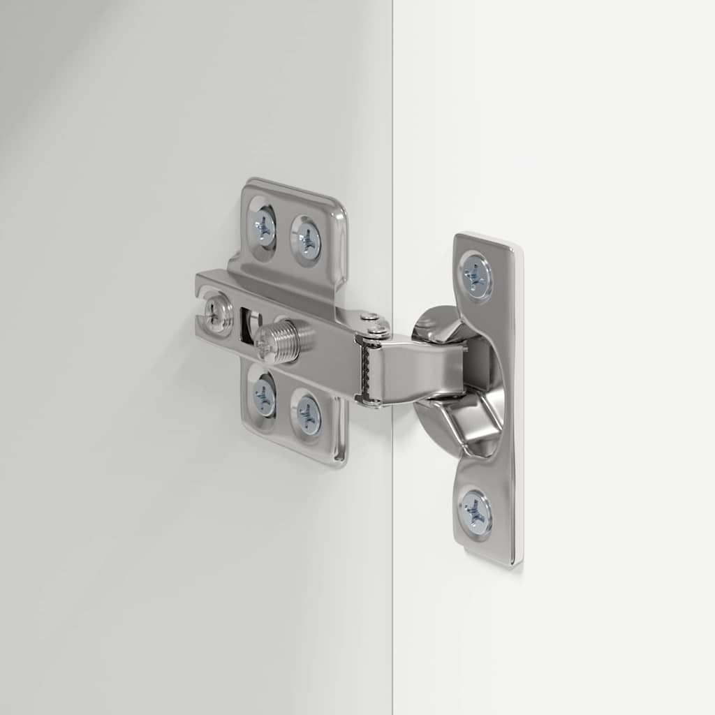 TV Vägghylla Väggmonterad Vit 30 x 31 x 80 cm Konstruerat trä