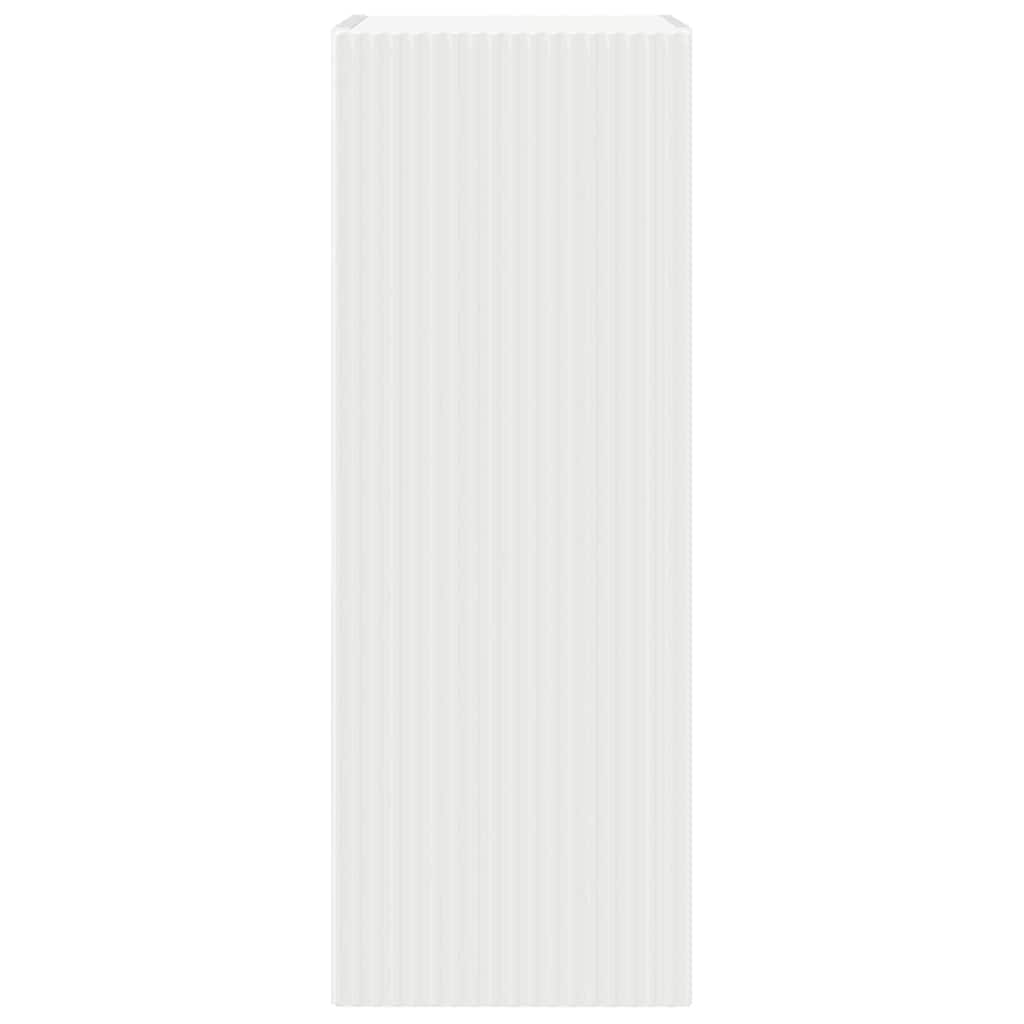 TV Vägghylla 2 pcs Vit 30 x 31 x 80 cm Konstruerat trä