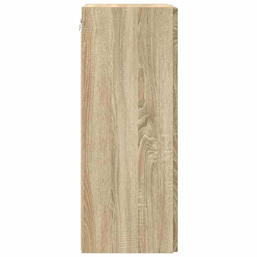 TV Vägghylla Sonoma 30 x 31 x 80 cm Konstruerat trä