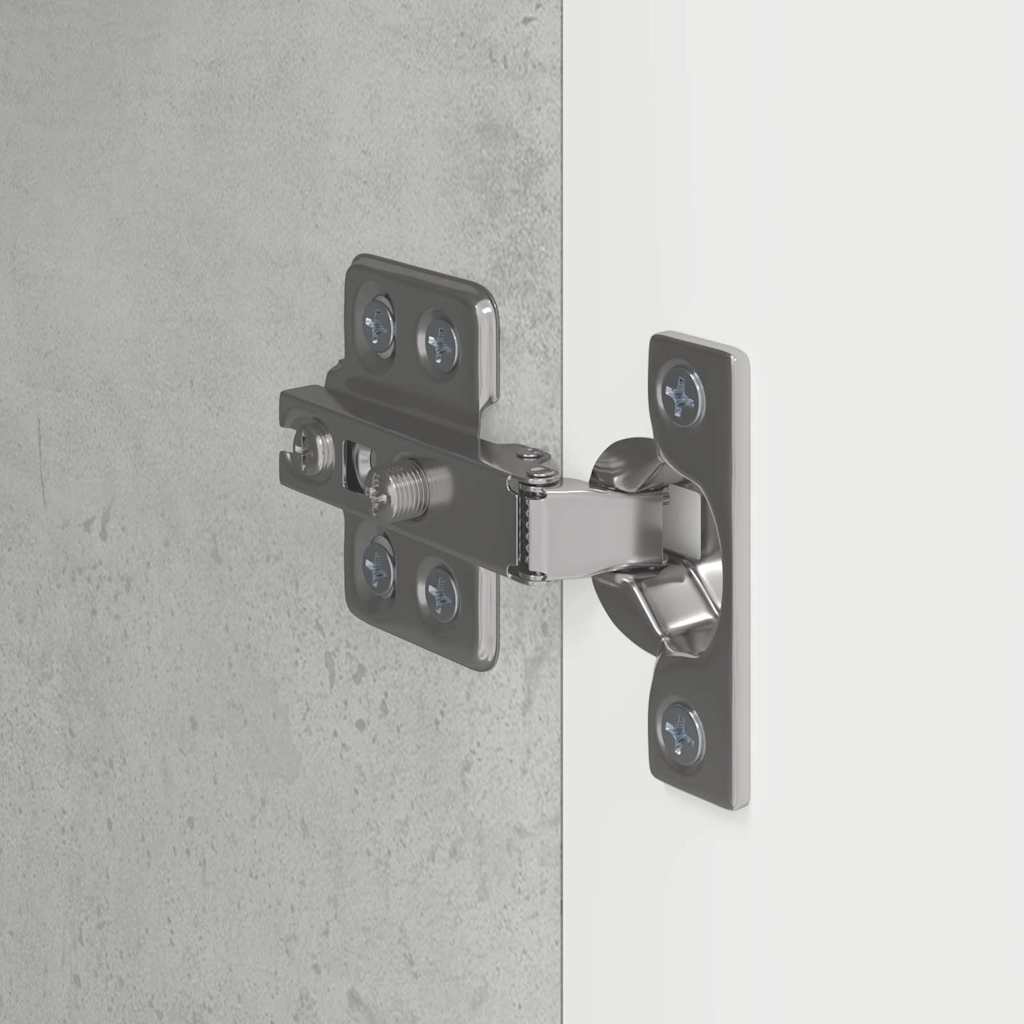 TV Vägghylla 2 pcs Betong 30 x 31 x 80 cm Konstruerat trä