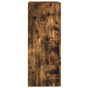 TV Vägghylla Rökt ek 30 x 31 x 80 cm Konstruerat trä