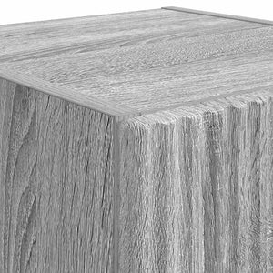 TV Vägghylla Grå Sonoma 30 x 31 x 80 cm Konstruerat trä