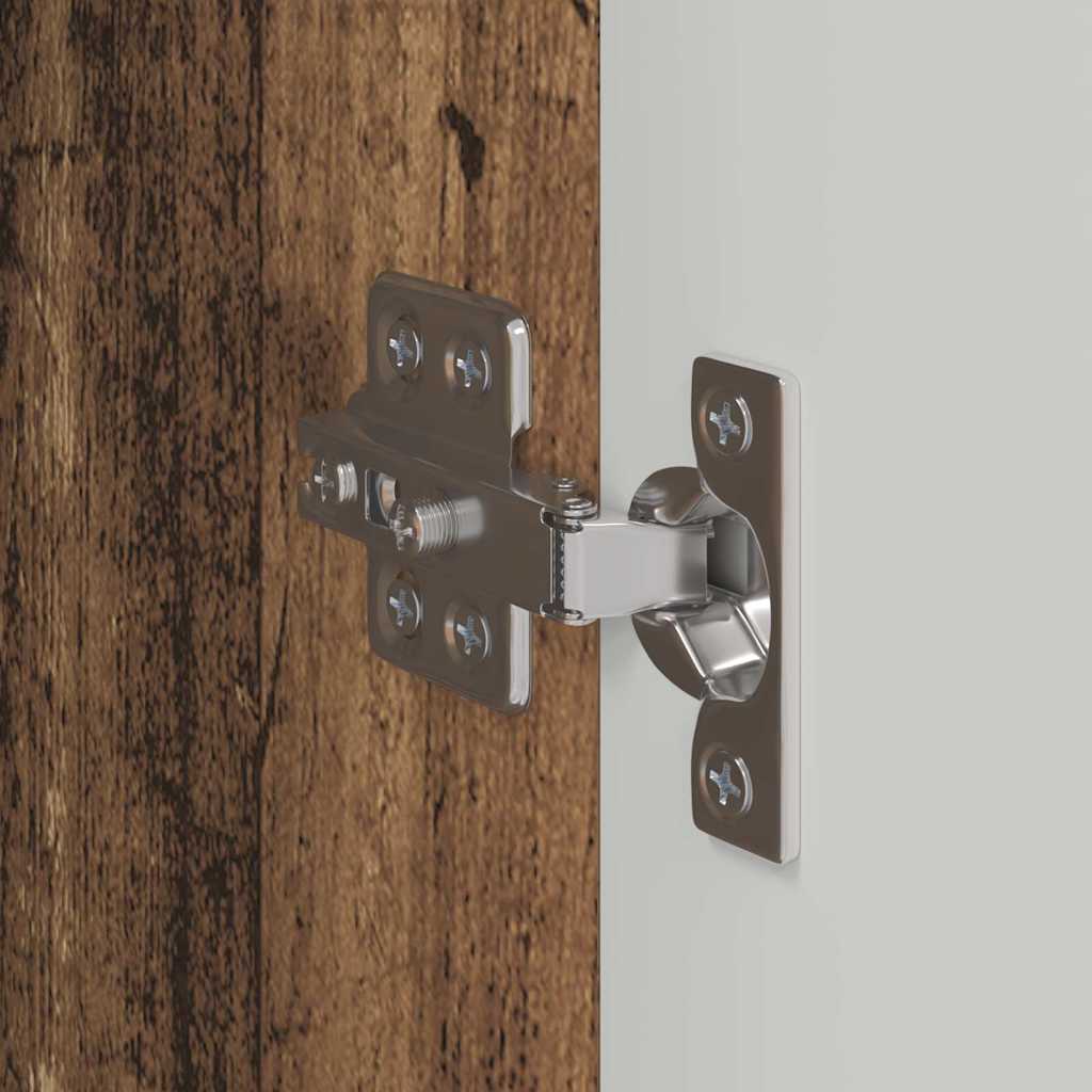 TV Vägghylla Gammalt trä 30 x 31 x 80 cm Konstruerat trä