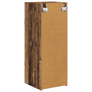 TV Vägghylla 2 pcs Gammalt trä 30 x 31 x 80 cm Konstruerat trä