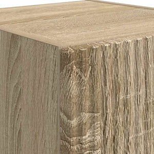 TV Vägghylla 2 pcs Sonoma 30 x 31 x 100 cm Konstruerat trä