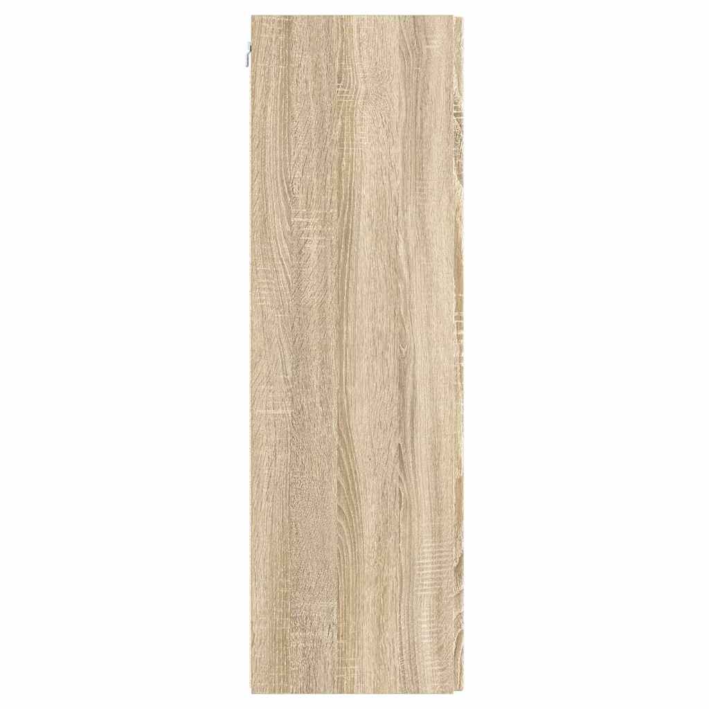 TV Vägghylla 2 pcs Sonoma 30 x 31 x 100 cm Konstruerat trä