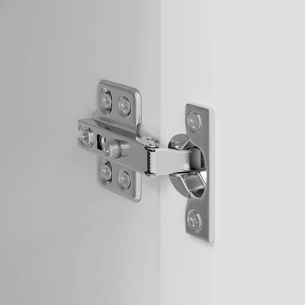 TV Vägghylla Glansig Vit 30 x 31 x 100 cm Konstruerat trä