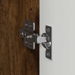 TV Vägghylla 2 pcs Rökt ek 30 x 31 x 100 cm Konstruerat trä