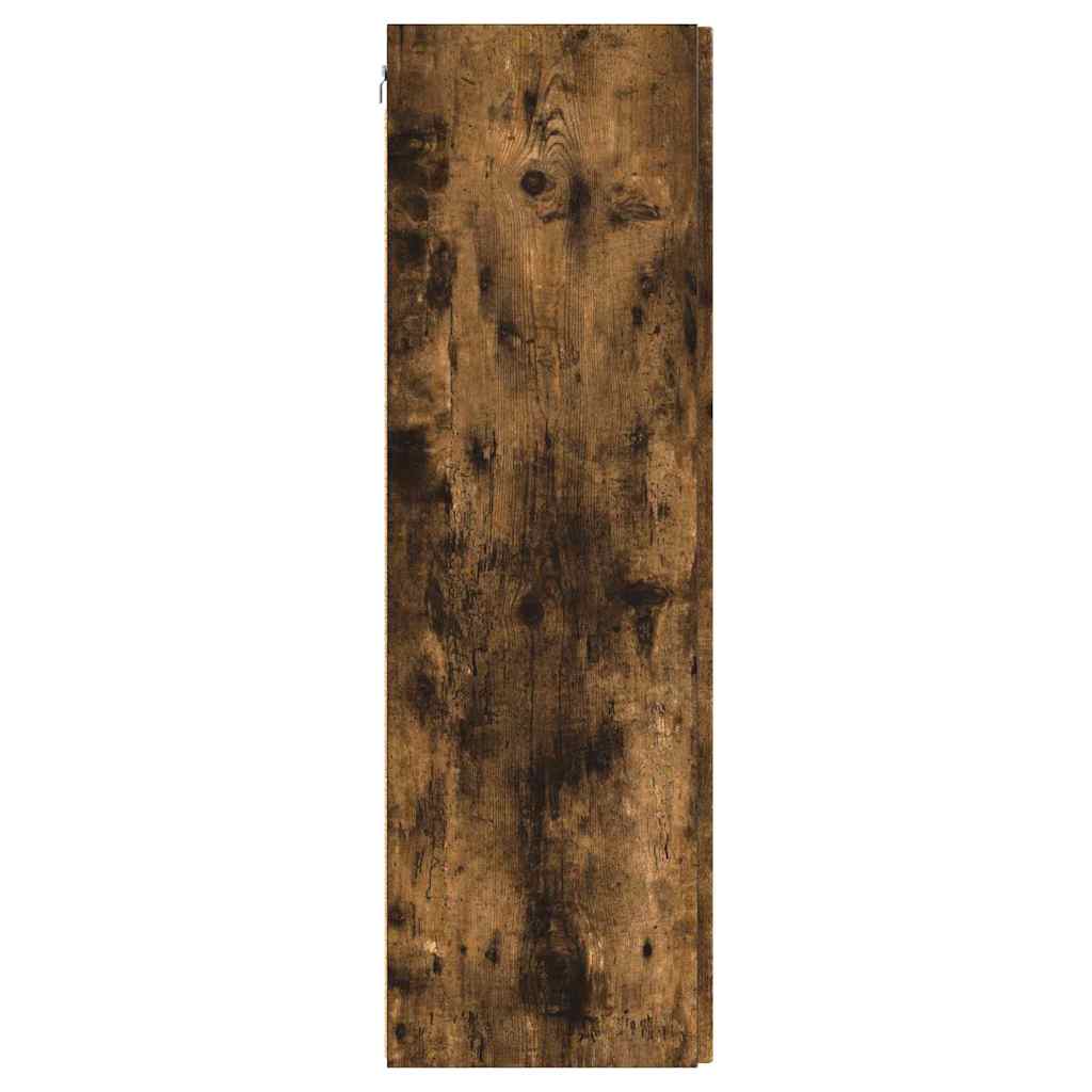 TV Vägghylla 2 pcs Rökt ek 30 x 31 x 100 cm Konstruerat trä