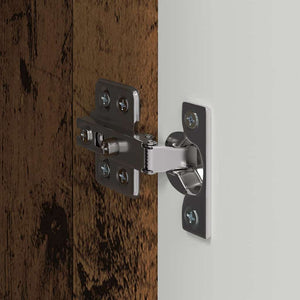 TV Vägghylla 2 pcs Gammalt trä 30 x 31 x 100 cm Konstruerat trä