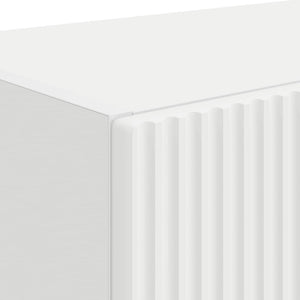 TV Vägghylla Väggmonterad Vit 59,5 x 31 x 40 cm Konstruerat trä