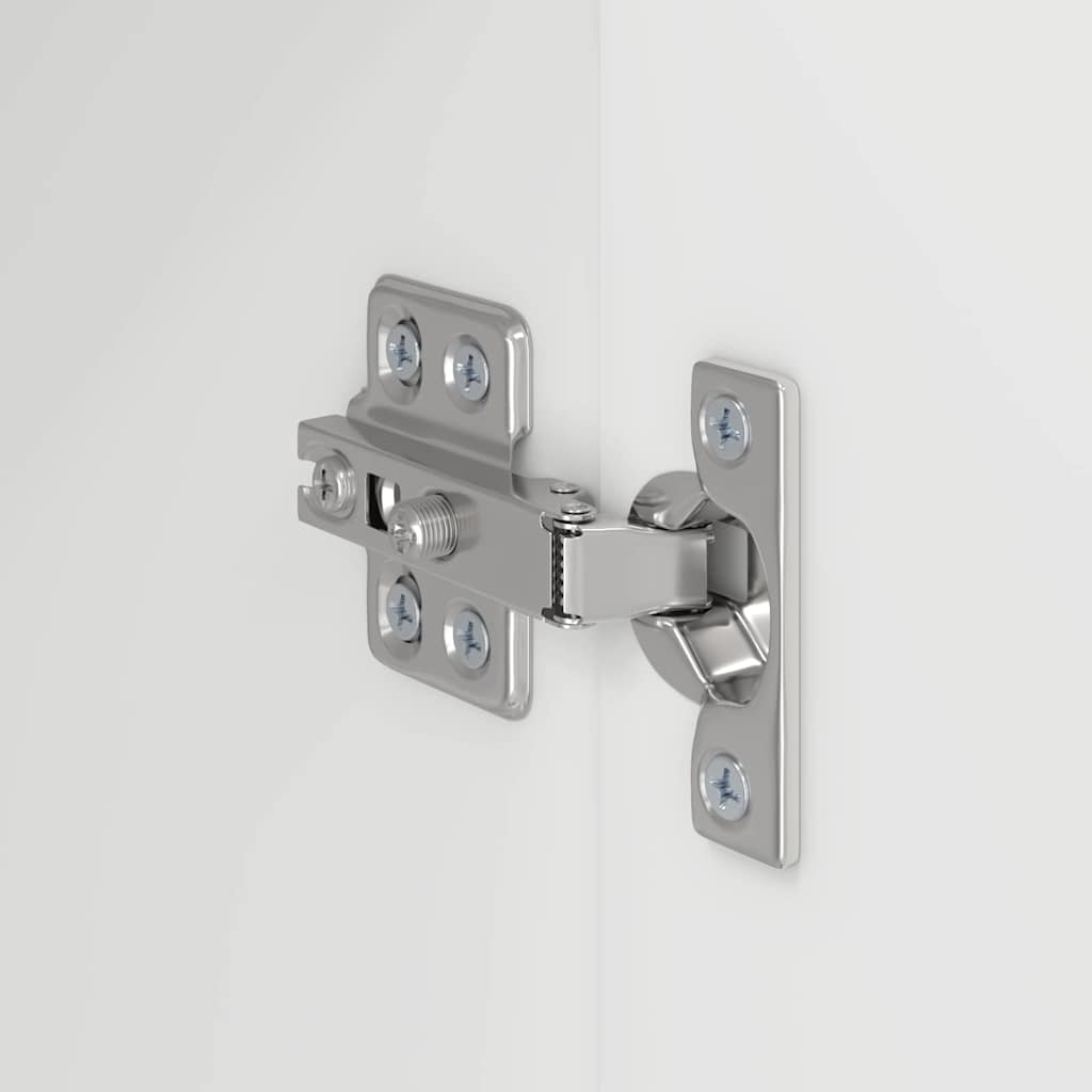 TV Vägghylla Väggmonterad Vit 59,5 x 31 x 40 cm Konstruerat trä