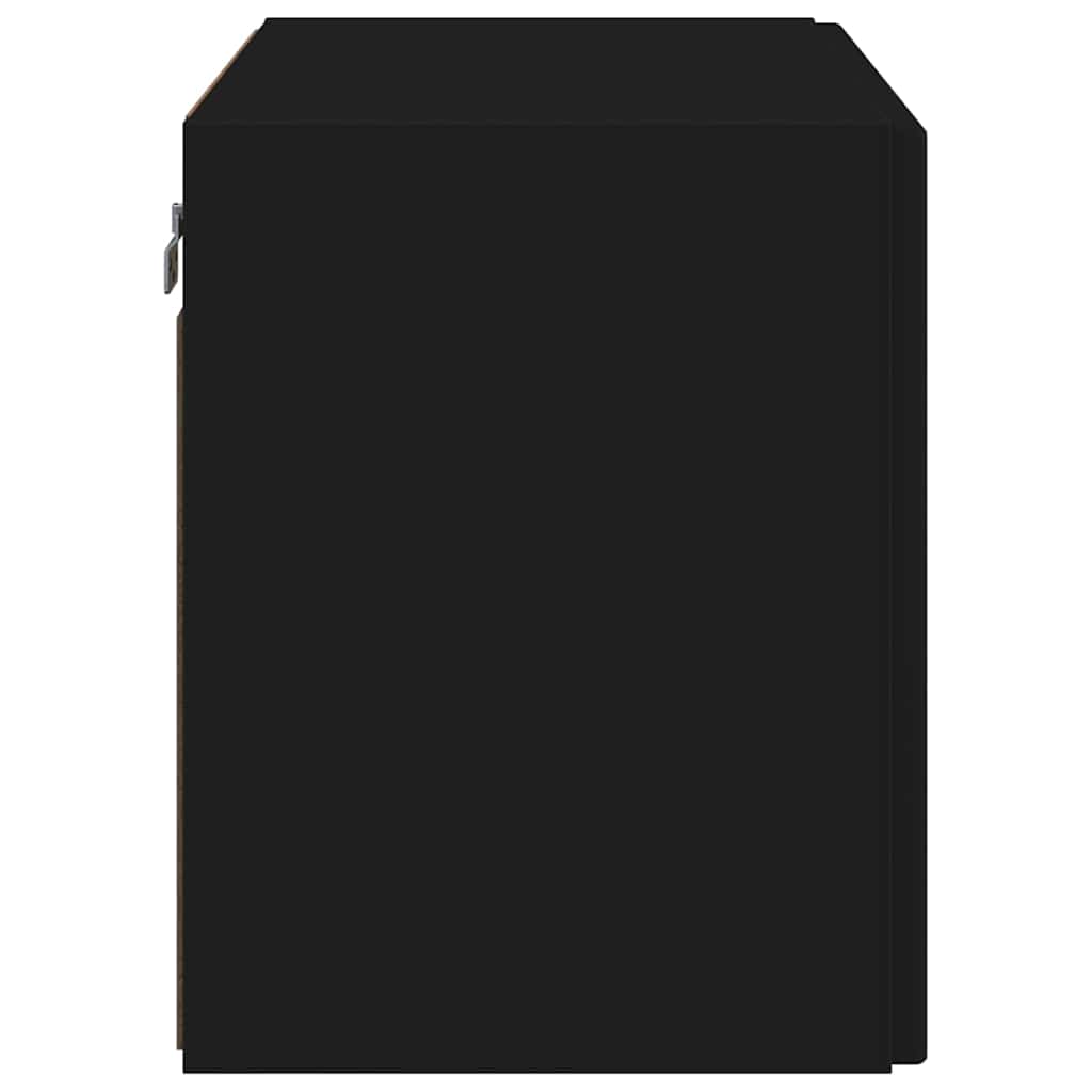 TV Vägghylla Svart 59,5 x 31 x 40 cm Konstruerat trä