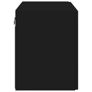 TV Vägghylla Svart 59,5 x 31 x 40 cm Konstruerat trä