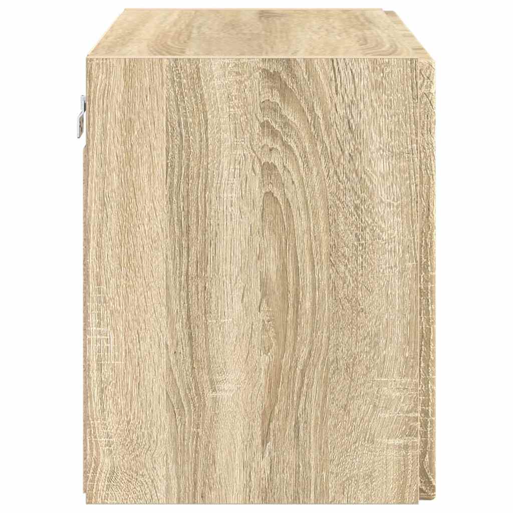 TV Vägghylla Sonoma-ek 59,5 x 31 x 40 cm Konstruerat trä