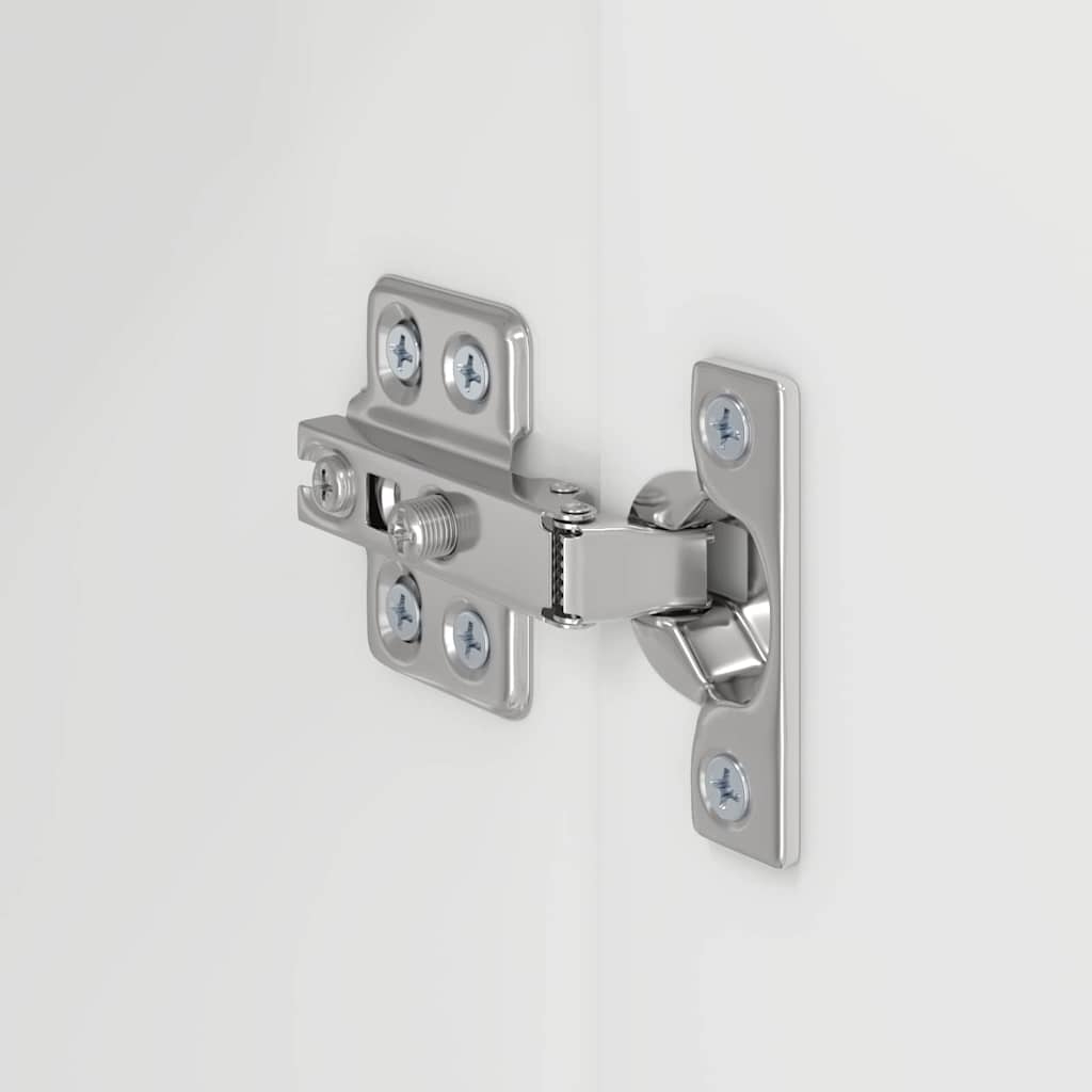 TV Vägghylla 2 pcs Högblanka vita 59,5 x 31 x 40 cm