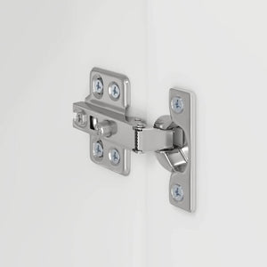 TV Vägghylla 2 pcs Högblanka vita 59,5 x 31 x 40 cm