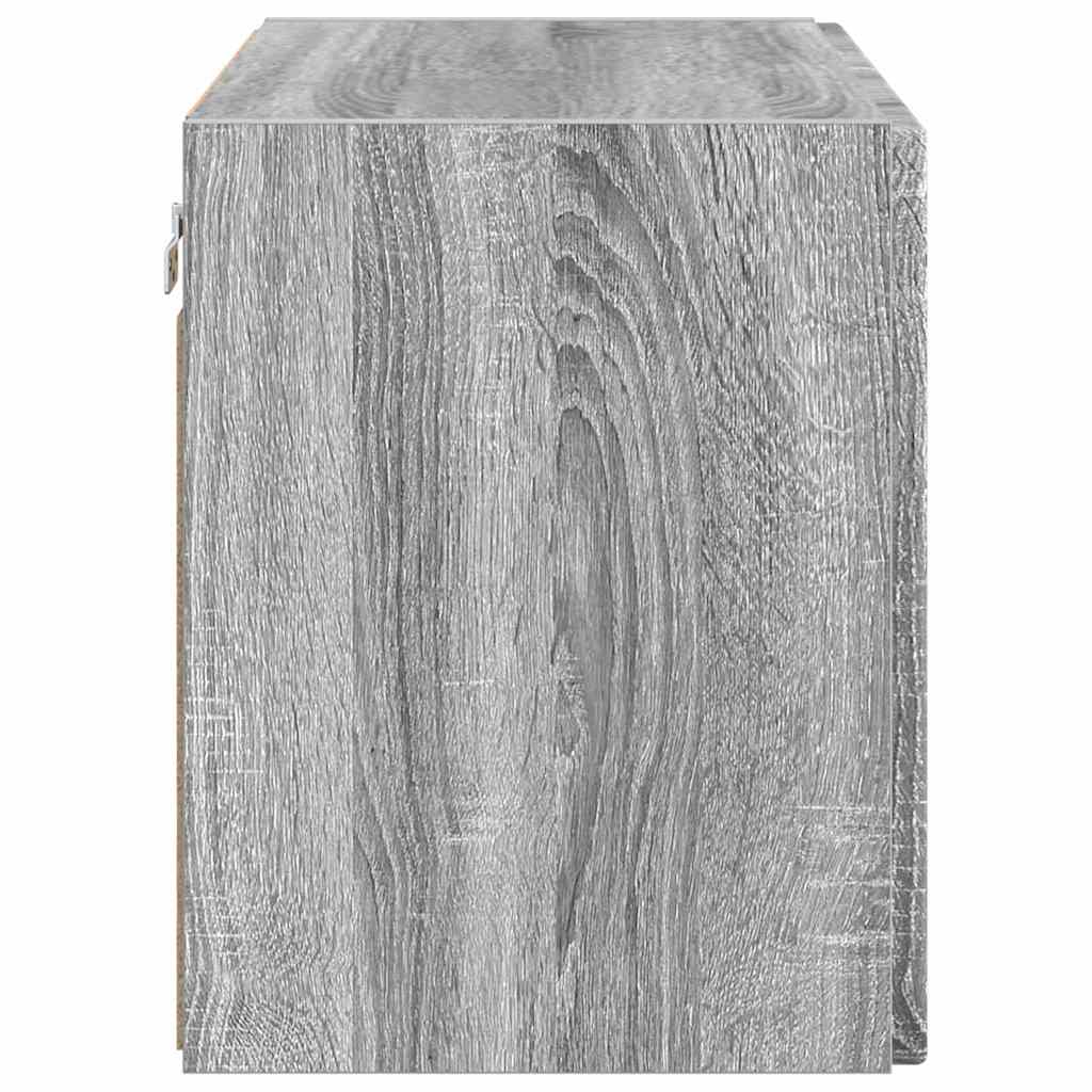 TV Vägghylla Grå Sonoma 59,5 x 31 x 40 cm Konstruerat trä