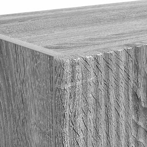 TV Vägghylla 2 pcs Grå Sonoma 59,5 x 31 x 40 cm Konstruerat trä