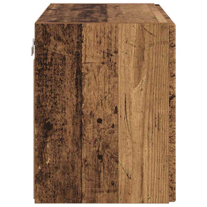 TV Vägghylla Gammalt trä 59,5 x 31 x 40 cm Konstruerat trä