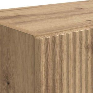 TV Vägghylla 2 pcs Artisan Ek 59,5 x 31 x 40 cm Konstruerat trä