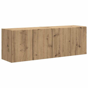 TV Vägghylla 2 pcs Artisan Ek 59,5 x 31 x 40 cm Konstruerat trä