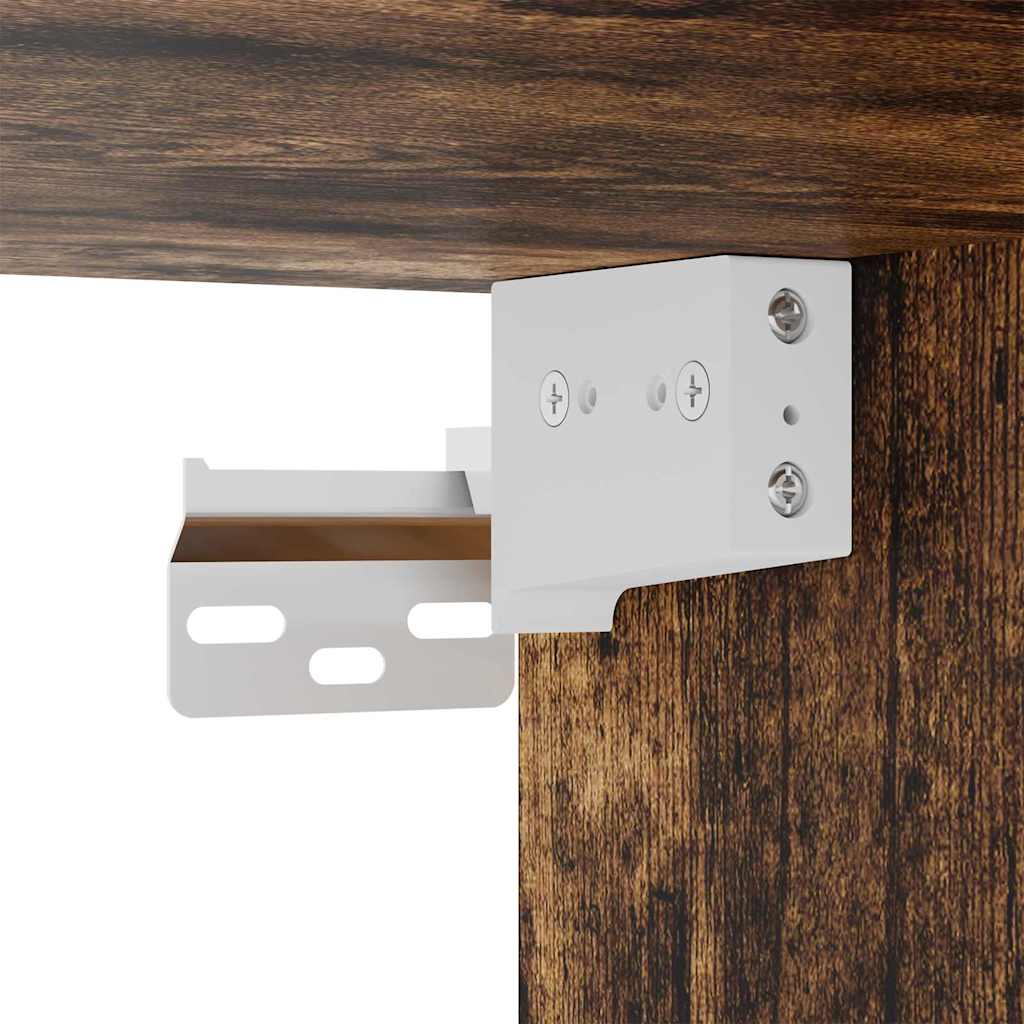 TV Vägghylla Rökt ek 59,5 x 31 x 60 cm Konstruerat trä