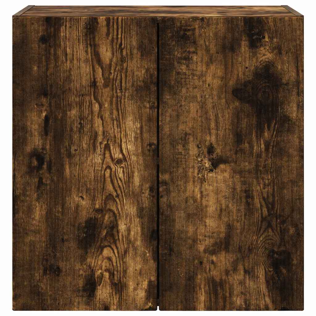 TV Vägghylla Rökt ek 59,5 x 31 x 60 cm Konstruerat trä