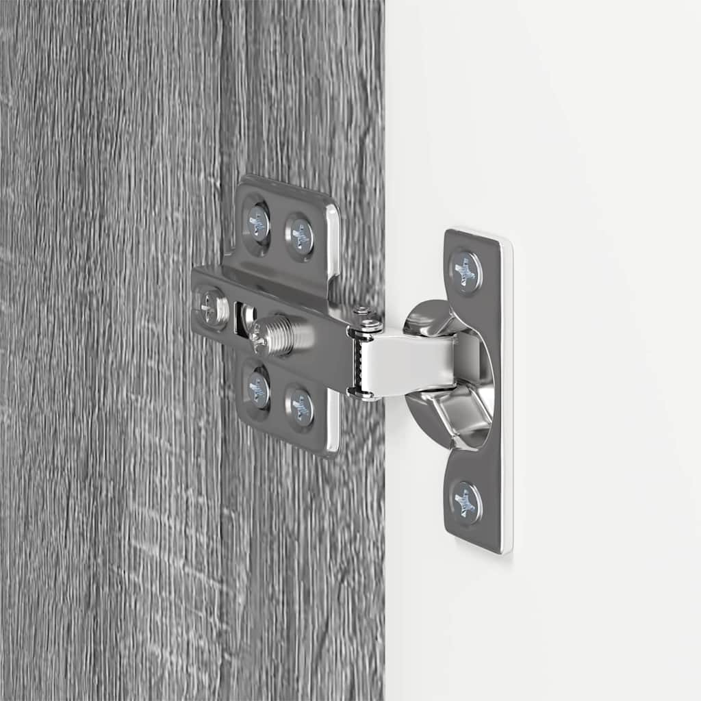 TV Vägghylla Grå Sonoma 59,5 x 31 x 60 cm Konstruerat trä