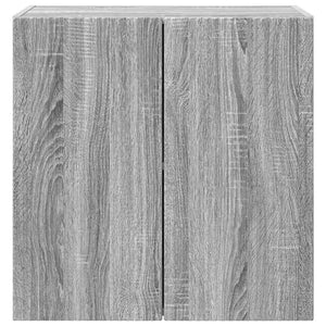 TV Vägghylla Grå Sonoma 59,5 x 31 x 60 cm Konstruerat trä