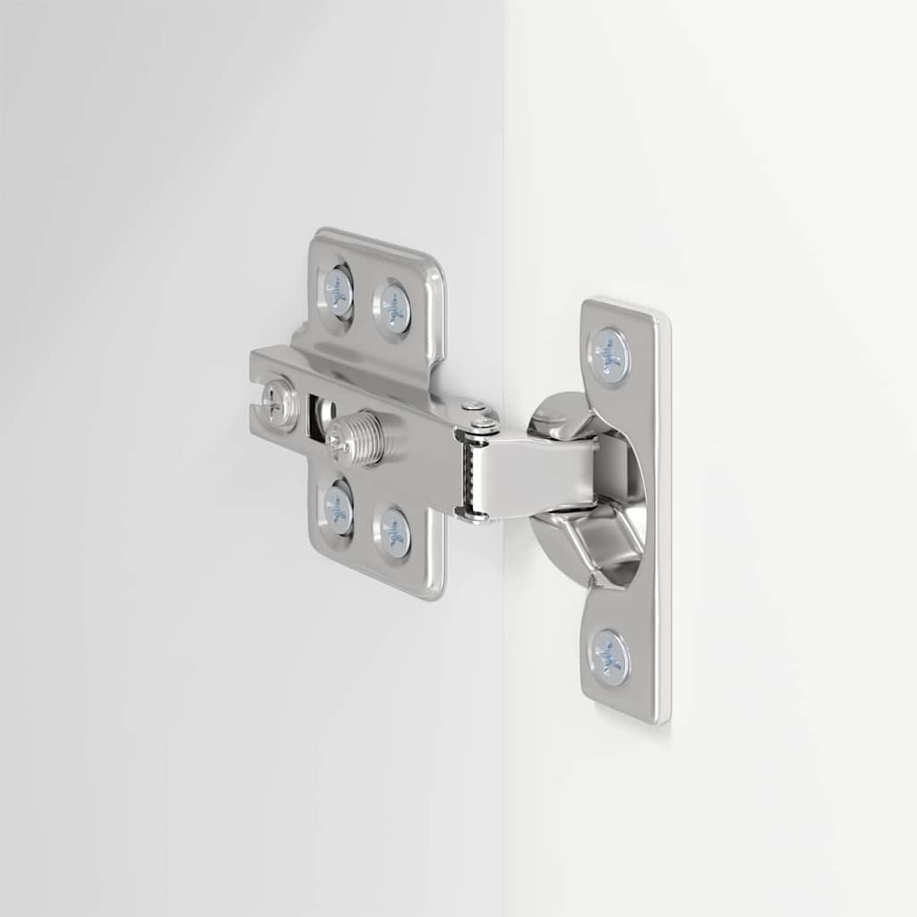 TV Vägghylla Väggmonterad Vit 59,5 x 31 x 80 cm Konstruerat trä