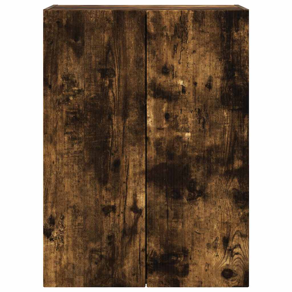 TV Vägghylla Rökt ek 59,5 x 31 x 80 cm Konstruerat trä