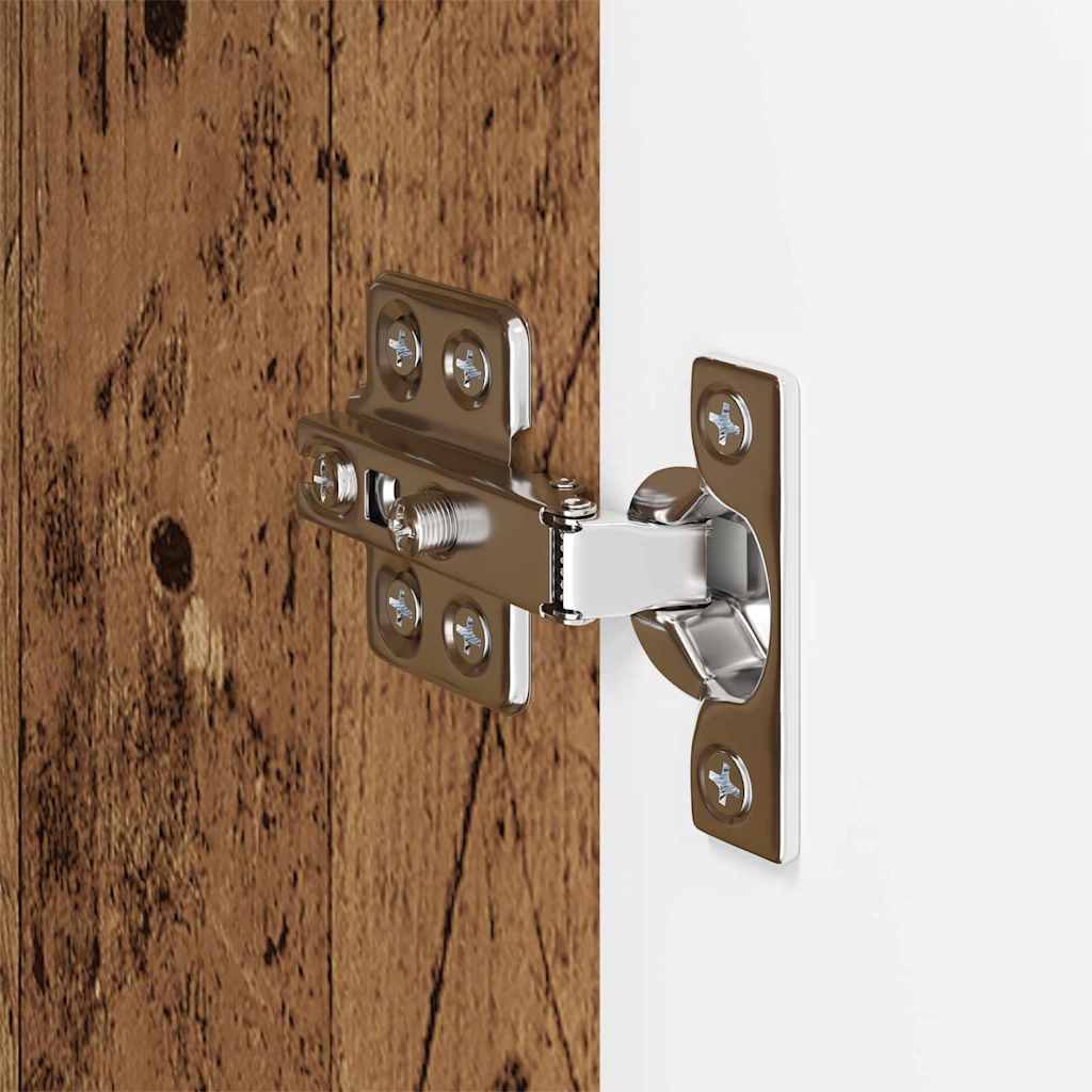 TV Vägghylla Gammalt trä 59,5 x 31 x 80 cm Konstruerat trä