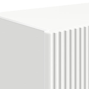 TV Vägghylla Vit 59,5 x 31 x 100 cm Konstruerat trä