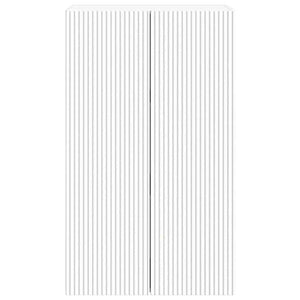 TV Vägghylla Vit 59,5 x 31 x 100 cm Konstruerat trä