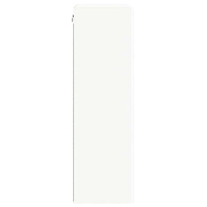 TV Vägghylla Vit 59,5 x 31 x 100 cm Konstruerat trä