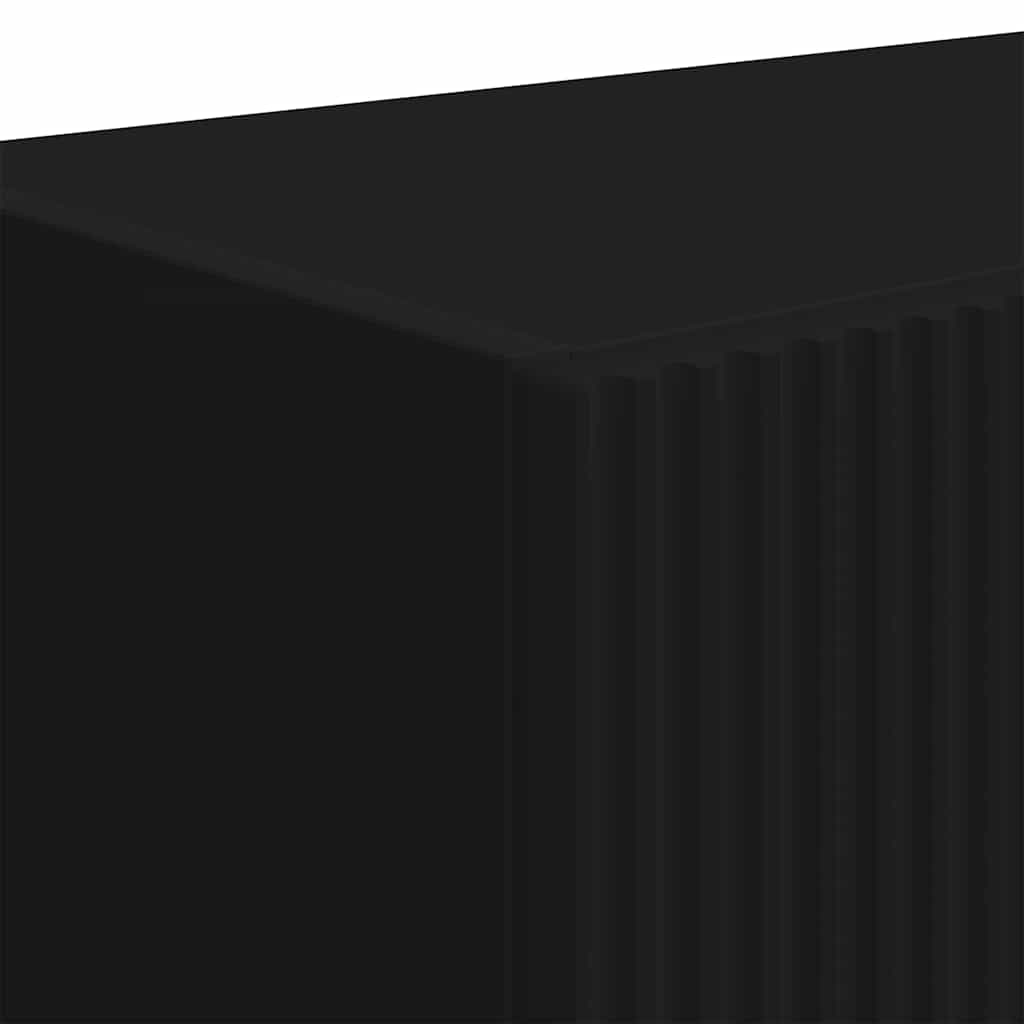 TV Vägghylla Svart 59,5 x 31 x 100 cm Konstruerat trä